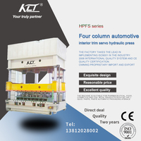 HPFS series four column automotive interior trim servo hydraulic press